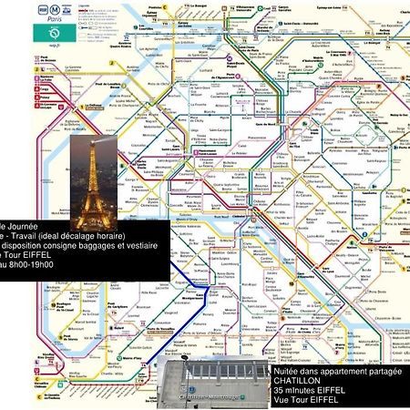 Eiffel Citea Access Dayroom Espace Paris Sans Nuitee Et Chambre Partagee Chatillon Nuitee -- Repos Journee Ou Espace Travail 8-19H Proche Tour Eiffel Ou Usage Bureau A L'Heure En Journee -- Nuitee Chatillon Avenue Paris Dış mekan fotoğraf